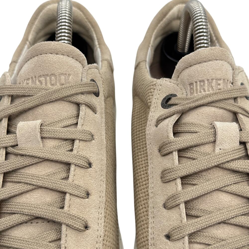 Birkenstock Sneaker Bend Low Canvas Suede 38 7 Women's Sandcastle Athletic Shoes - Picture 6 of 10